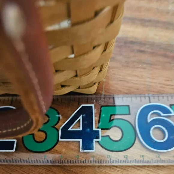 longaberger small boardwalk basket purse signed - Picture 7 of 9